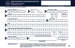 Printable Forms | Selective Service System : Selective Service System