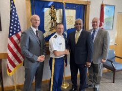 From left to right: anthony, LTC Hornung, M. Smith, TJ